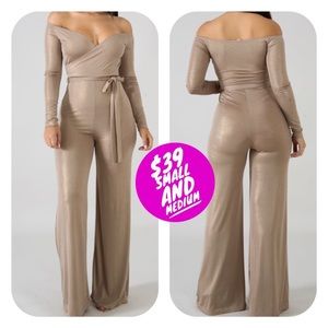 Gold jumpsuit